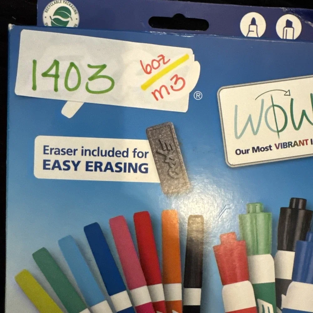 Expo 13 Asst Markers W/Eraser New‎